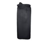 MVC Tablier/Tablier Français sans Bavette, 100 x 80 cm, Polyester, Taille réglable et 1 Poche, Unisexe, Taille Unique, Noir, Fabriqué en Espagne, pour Restaurant, Cuisine, Pâtisserie, Grillades