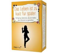 mvg Das Leben ist zu kurz für später - 55 Karma-Kärtchen, die dir helfen, den Moment zu genießen