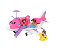 Mvi 17 Pieces Jouet Avion Simulation Piste Inertie Enfants Jouet Avion Grande Taille Avion De Tourisme Enfants Avion De Ligne Jouet