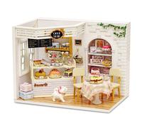 Mvi Maison De Poupee Meubles Bricolage Miniature Cache-Poussiere 3d En Bois Miniaturas Maison De Poupee Jouets Pour Enfants Journal