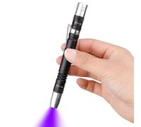 MVIOCS Lampe de poche UV 2 en 1 LED 395 nm - Mini lampe de poche - Détecteur d'urine pour chien/chat, taches sèches, scorpion, punaises de lit