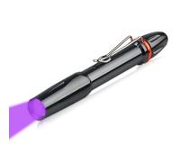 MVIOCS Lampe torche UV 395 nm lumière noire, mini détecteur d'urine LED pour animaux domestiques, durcissement de la résine, format de poche et plus encore