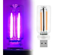 MVIOCS Veilleuse LED innovante USB à contrôle tactile - Lampe d'ambiance rétro en forme de bouteille en verre pour voiture, chambre à coucher, couloir, mini lumière multicolore à intensité variable