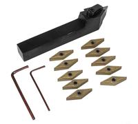 Mvjnr1616h16 16mm 93 ° tour externe insert support dispositif avec 10pcs carbure de finition tournage pour finition et Vnmg160404