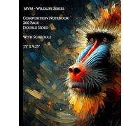 MVM Wildlife Series - Composition Notebook, College Ruled Paper, Journal For School/College/Office, 7.25" X 9.5", 200 Pages With Schedule