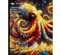 MVM Wildlife Series - Composition Notebook, College Ruled Paper, Journal For School/College/Office, 7.25" X 9.5", 200 Pages With Schedule