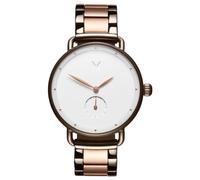 MVMT Montre Analogique à Quartz pour Femme avec Bracelet en Acier Inoxydable Couleur Or Rose - D-FR01-TIRGW