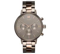 MVMT Montre Analogique à Quartz pour Femme avec Bracelet en Acier Inoxydable de Couleur Or Rose - D-FC01-TIRG
