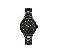 MVMT Montre Analogique Multifunction à Quartz pour Femme avec Bracelet en Acier Inoxydable Noir - 28000238-D
