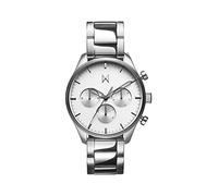 MVMT Montre Analogique Multifunction à Quartz pour Homme avec Bracelet en Acier Inoxydable Argenté - 28000230-D