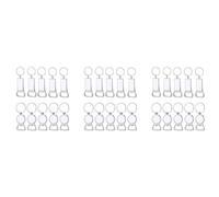 MVOSJFIE Lot de 30 porte-clés vierges par sublimation en métal avec décapsuleur en aluminium