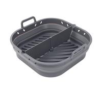 MVOSJFIE Plaque de Cuisson en Silicone pour Friteuse sans, Moule Carré Réutilisable pour Accessoires de Cuisson pour Friteuse sans Pliable de 8,5 Pouces, Outil de Cuisson pour Airfryer,