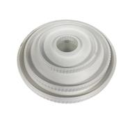 MVOSJFIE Plateau de moules en silicone avec design à rayures, plaque ronde en silicone en béton, moules décoratifs 17/25/30 cm