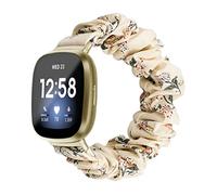 MVRYCE Compatible avec les bandes Versa 2, Slim Chouchou Tissu Bracelets de rechange Femme Fille Bracelet élastique Accessoire de dragonne pour Versa/Versa 2/Veras Lite (Y08)