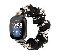 MVRYCE Compatible avec Versa 4 Bandes, Slim Chouchou Tissu Bracelets de Remplacement Femmes Fille Bracelet Élastique Dragonne Accessoire pour Versa 3/Versa 4/Sense 2/Sense (Y03)