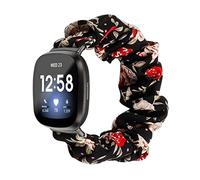 MVRYCE Compatible avec Versa 4 Bandes, Slim Chouchou Tissu Bracelets de Remplacement Femmes Fille Bracelet Élastique Dragonne Accessoire pour Versa 3/Versa 4/Sense 2/Sense (Y04)