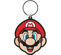MVS Wholesale Mario Super Retro 80's Gaming Character Porte-clés en caoutchouc 2D 6 cm Multicolore, multicolore, 6