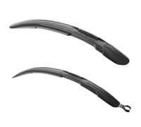 MVTEK Paire de Garde-Boue VTT 26-28'' raccord Rapide. Garde-Boue vélo en Plastique, Montage sur châssis et canot Selle. Garde-Boue Avant VTT et Garde-Boue arrière VTT Noir
