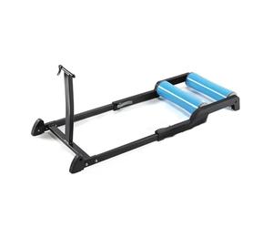 MVTEK Rouleau d'entraînement Roll&Ride. Trainer Stand magnétique Rouleau d'entraînement vélo à la Maison en Acier. Training Stand Roues 24/29". Charge maximale 120 kg. Ancrage par Fourche Quick