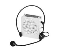 MVUYO Amplificateur de voix multimédia numérique portable rechargeable avec microphone filaire (OneColor)