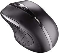 MW 3000, Souris Ergonomique Sans Fil pour Droitier, 2.4 GHz RF, 6 Boutons, Capteur Optique, Panneaux Latéraux Caoutchoutés, Fonctionne sur Batterie, Noir