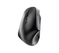 MW 4500 LEFT - Souris - ergonomique - pour gauchers - optique - 6 boutons - sans fil - récepteur sans fil USB - noir