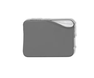 MW Basics ²Life Housse 16" (40.6cm) Gris/Blanc, Compatible MacBook Pro 16", Matériaux 99% Recyclés, Résistante aux Rayures, Fermeture Zippée