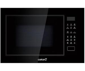 MW BI2505DCG BK - Micro-ondes Noir - Modèle intégrable - 900 W avec 5 niveaux de puissance et Grill de 1200 W - Minuteur jusqu'à 60 minutes - Micro-ondes 25 L - Cata