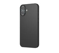 MW Coque pour iPhone 16 Plus Silicone Oléophobe et Anti-rayures Noir