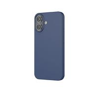 MW Coque pour iPhone 16 Silicone Oléophobe et Anti-rayures Bleu
