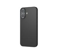 MW Coque pour iPhone 16 Silicone Oléophobe et Anti-rayures Noir