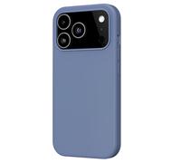 Coque Silicone pour iPhone 17 Pro Compatible MagSafe Bleu