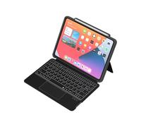 Mean Well Housse Folio Quick Note M4-2024 pour iPad Pro 11" Clavier Azerty Gris