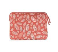 MW Housse Compatible Macbook Pro 14 Basics ²Life Botanic Rouge