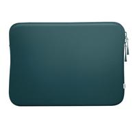 MW Basics ²Life Housse MacBook Air 15 Pouces - Pochette Macbook Air 15 Pouces Éco-Responsable - Mousse à Mémoire 6 mm - Vert/Blanc