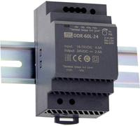 MW Mean Well DDR-60G-12 Convertisseur CC/CC pour rail (DIN) 12 V/DC 5 A 60 W Nbr. de sorties:1 x Contenu 1 pc(s)