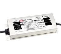 MW Mean Well ELG-75-24A-3Y Driver de LED à tension constante, à courant constant 75.6 W 3.15 A 12 - 24 V/DC dimmable, circuit PFC