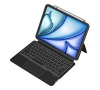 Mean Well Folio Quick Note - Clavier Azerty gris - iPad Air 11" (M2/M3) et 10.9" (4e/5e)