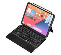 MW Quick Note - Clavier et étui (folio) - avec trackpad - rétroéclairé - sans fil - Bluetooth - AZERTY - noir clavier, noir étui - boîte de suspension