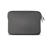 MW Shade ²Life Housse Macbook Air/Pro 13 Pouces - Pochette Macbook Air/Pro 13 Pouces éco-Responsable - Pochette Ordinateur 13 Pouces avec de la Mousse à Mémoire de Forme 6 mm - Gris Anthracite/Blanc