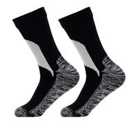 MWAHJU 1 Pair Waterproof Socks Elastic Breathable Mid-Tube Foot Protection Windproof Winter Hiking Wading Riding Skiing Pour RandonnéE(Black White,Euro43-46)
