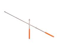 MWAHJU 10pcs Belly Dance Accessories ISIS Wings Butterfly Telescopic Sticks of Stainless Stick Scenes pour Danse(Orange)