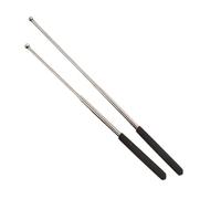 MWAHJU 10pcs Belly Dance Accessory Wings Stick Isis Stainless Steel Telescopic Rod pour Danse(Black)