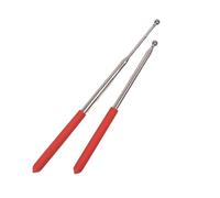 MWAHJU 10pcs Belly Dance Accessory Wings Stick Isis Stainless Steel Telescopic Rod pour Danse(Orange)