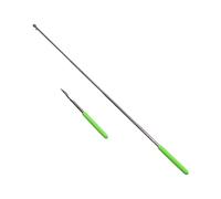 MWAHJU 10pcs Belly Dance Wings Stick Isis Stainless Steel Telescopic Rods Accessory pour Danse(Green)