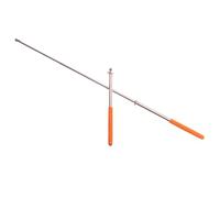 MWAHJU 10pcs Belly Dance Wings Stick Isis Stainless Steel Telescopic Rods Accessory pour Danse(Orange)