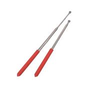 MWAHJU 10pcs Belly Dance Wings Stick Isis Stainless Steel Telescopic Rods Accessory pour Danse(Red)
