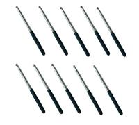 MWAHJU 10pcs Belly Dance Wings Sticks Isis Stanless Steel Telescopic Rods Accessories pour Danse