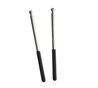 MWAHJU 10pcs Belly Dance Wings Sticks Isis Stanless Steel Telescopic Rods Accessories pour Danse(Black)