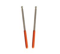 MWAHJU 10pcs Belly Dance Wings Sticks Isis Stanless Steel Telescopic Rods Accessories pour Danse(Orange)